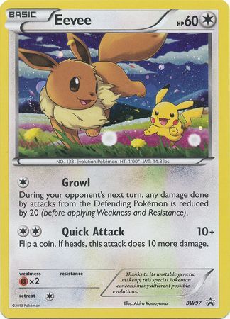 Pokemon - Eevee (11) - Wizards Black Star Promos - Holo