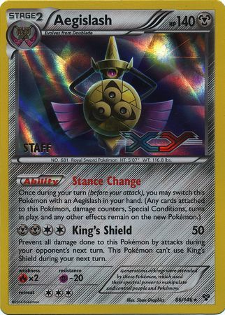 Aegislash 86 146 Staff Holo Pre Release Promo Pokemon Pre Release Promos Aegislash 86 146 Staff Holo Pre Release Promo Pokemon Pre Release Promos