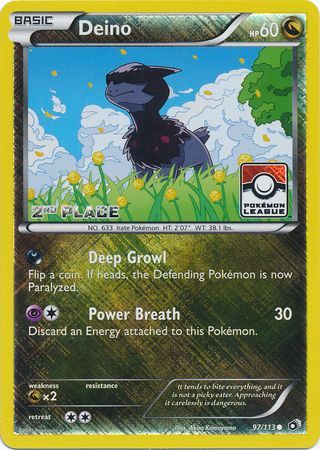  Pokemon - Deino (84/114) - XY Steam Siege : Toys & Games