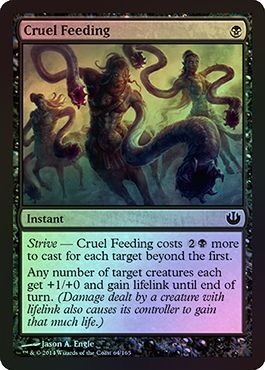 Cruel Feeding Foil Journey Into Nyx Foil Singles Cruel Feeding Foil Journey Into Nyx Foil Singles