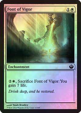 Font of Vigor Foil Journey Into Nyx Foil Singles Font of Vigor Foil Journey Into Nyx Foil Singles