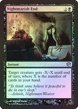 Nightmarish End Foil Journey Into Nyx Foil Singles Nightmarish End Foil Journey Into Nyx Foil Singles
