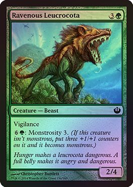 Ravenous Leucrocota Foil Journey Into Nyx Foil Singles Ravenous Leucrocota Foil Journey Into Nyx Foil Singles