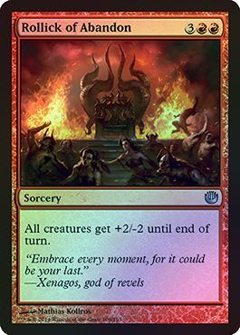 Rollick of Abandon Foil Journey Into Nyx Foil Singles Rollick of Abandon Foil Journey Into Nyx Foil Singles