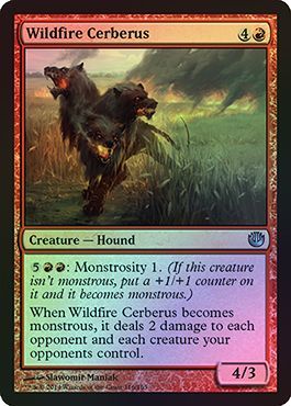 Wildfire Cerberus Foil Journey Into Nyx Foil Singles Wildfire Cerberus Foil Journey Into Nyx Foil Singles