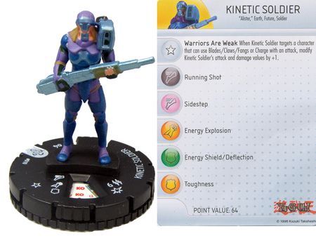 Yu-Gi-Oh Heroclix Series 1 Kinetic Soldier 010 Common W// Card