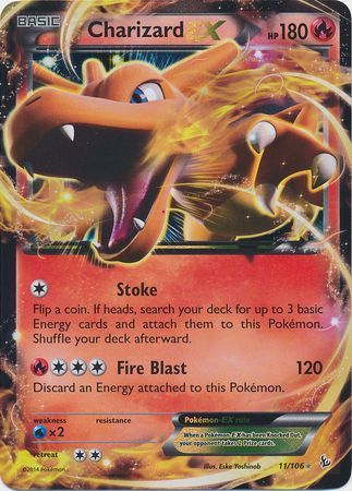 Spanish Pokemon Charizard Ex trading card game box