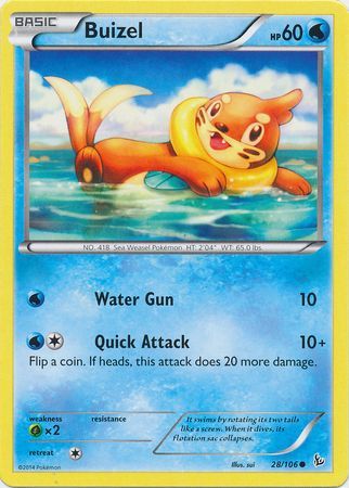 Buizel 28 106 Common XY Flashfire Singles Buizel 28 106 Common XY Flashfire Singles
