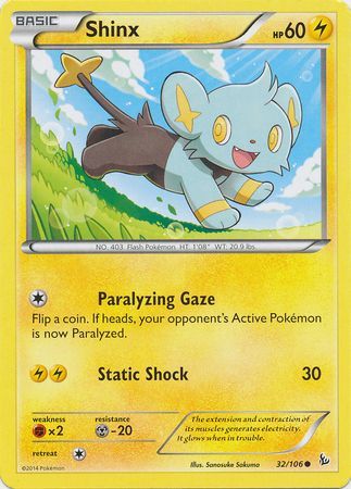 Shinx 32 106 Common XY Flashfire Singles Shinx 32 106 Common XY Flashfire Singles