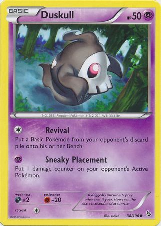 Duskull 38 106 Common XY Flashfire Singles Duskull 38 106 Common XY Flashfire Singles