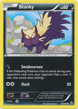 Stunky 53 106 Common XY Flashfire Singles Stunky 53 106 Common XY Flashfire Singles