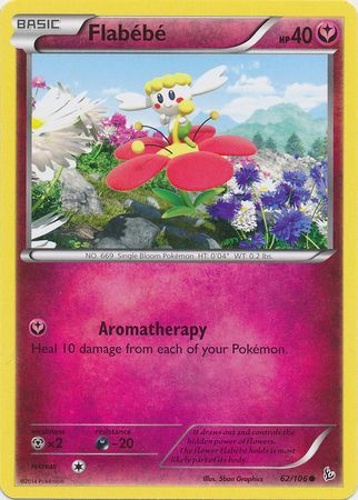 Flabebe 62 106 Common XY Flashfire Singles Flabebe 62 106 Common XY Flashfire Singles