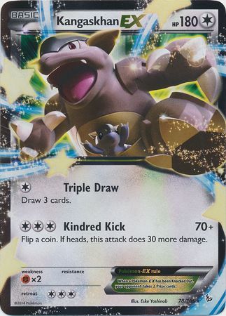 Mavin  M Kangaskhan-EX - 109/106 - Ultra Rare NM Pokemon XY Flashfire