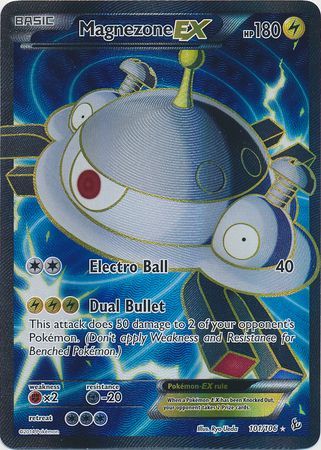 PL Pokemon MAGNEZONE EX Card FLASHFIRE Set 35/106 XY X and Y Ultra Rare PLAYED