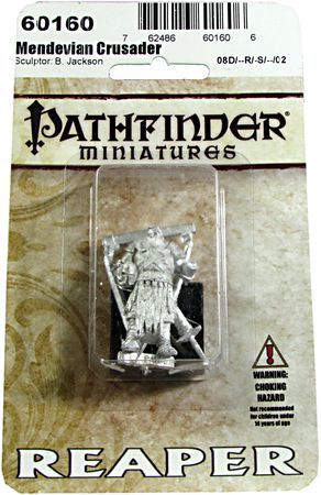 Pathfinder Mendevian Crusader Miniature Reaper RPR60160 Pathfinder Mendevian Crusader Miniature Reaper RPR60160