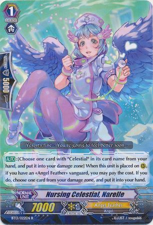 Nursing Celestial Narelle BT13 022EN Rare R Nursing Celestial Narelle BT13 022EN Rare R