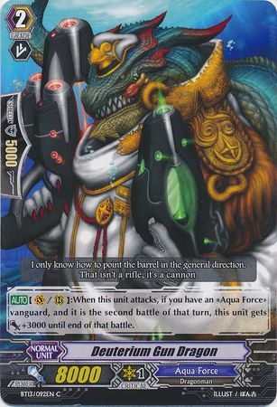 Deuterium Gun Dragon BT13 092EN Common C Vol 13 Catastrophic Outbreak Singles Deuterium Gun Dragon BT13 092EN Common C Vol 13 Catastrophic Outbreak Singles