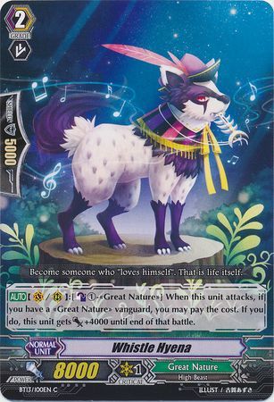 Whistle Hyena BT13 100EN Common C Whistle Hyena BT13 100EN Common C