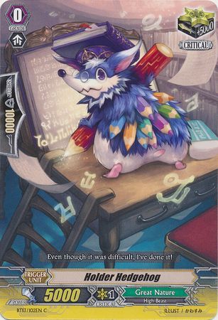 Holder Hedgehog BT13 102EN Common C Vol 13 Catastrophic Outbreak Singles Holder Hedgehog BT13 102EN Common C Vol 13 Catastrophic Outbreak Singles