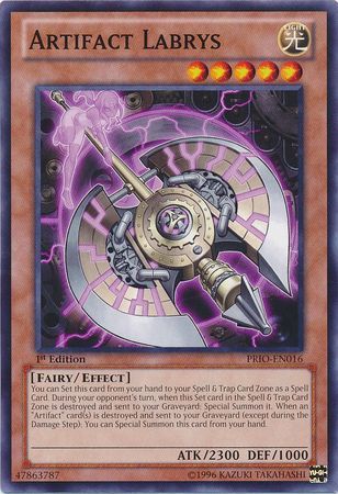 Artifact Labrys PRIO EN016 Common 1st Edition Primal Origin 1st Edition Singles Artifact Labrys PRIO EN016 Common 1st Edition Primal Origin 1st Edition Singles