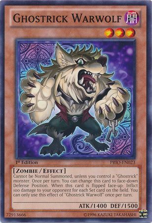 Ghostrick Warwolf PRIO EN023 Common 1st Edition Ghostrick Warwolf PRIO EN023 Common 1st Edition