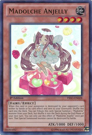 Madolche Anjelly PRIO EN028 Ultra Rare 1st Edition Madolche Anjelly PRIO EN028 Ultra Rare 1st Edition