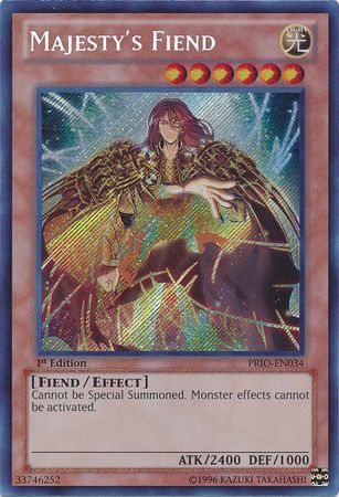 Majesty s Fiend PRIO EN034 Secret Rare 1st Edition Primal Origin 1st Edition Singles Majesty s Fiend PRIO EN034 Secret Rare 1st Edition Primal Origin 1st Edition Singles