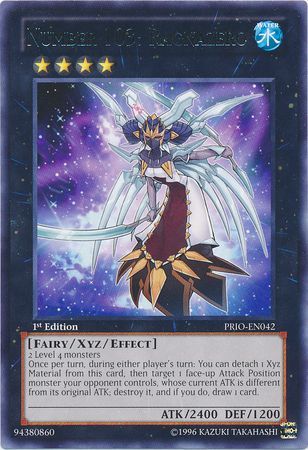 Number 103 Ragnazero PRIO EN042 Rare 1st Edition Number 103 Ragnazero PRIO EN042 Rare 1st Edition