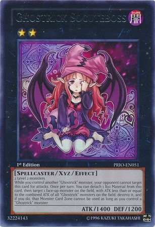 Ghostrick Socuteboss PRIO EN051 Rare 1st Edition Ghostrick Socuteboss PRIO EN051 Rare 1st Edition