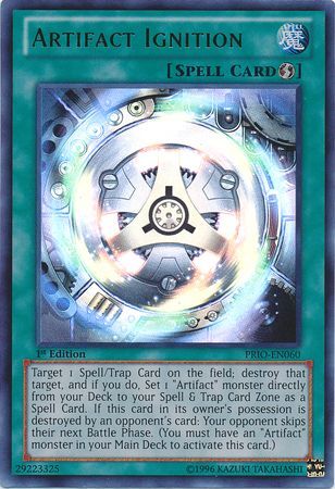 Artifact Ignition PRIO EN060 Ultra Rare 1st Edition Artifact Ignition PRIO EN060 Ultra Rare 1st Edition