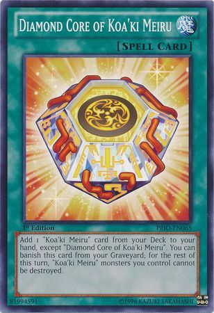 Diamond Core of Koa ki Meiru PRIO EN065 Common 1st Edition Diamond Core of Koa ki Meiru PRIO EN065 Common 1st Edition