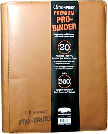 Brown Premium PRO-Binder 9-Pocket 