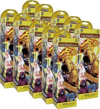 10 Boosters Details about   *MINT CONDITION SEALED* DC Heroclix The Flash Booster Brick 