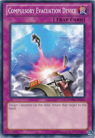 Compulsory Evacuation Device SDMM EN036 Common Unlimited Structure Deck Machina Mayhem Unlimited Singles Compulsory Evacuation Device SDMM EN036 Common Unlimited Structure Deck Machina Mayhem Unlimited Singles