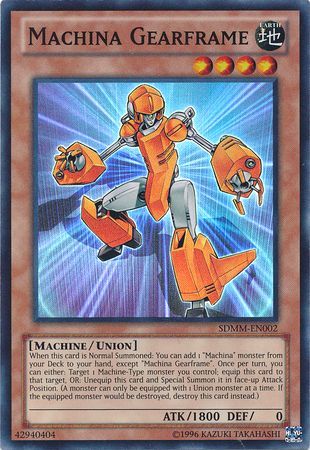 Machina Gearframe SDMM EN002 Super Rare Unlimited Structure Deck Machina Mayhem Unlimited Singles Machina Gearframe SDMM EN002 Super Rare Unlimited Structure Deck Machina Mayhem Unlimited Singles