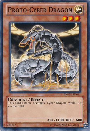 Proto Cyber Dragon SDMM EN014 Common Unlimited Proto Cyber Dragon SDMM EN014 Common Unlimited