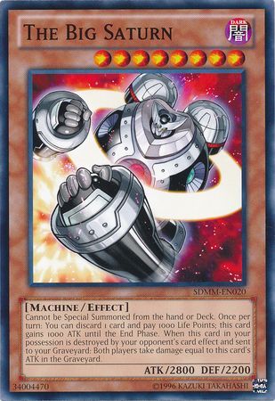 The Big Saturn SDMM EN020 Common Unlimited Structure Deck Machina Mayhem Unlimited Singles The Big Saturn SDMM EN020 Common Unlimited Structure Deck Machina Mayhem Unlimited Singles
