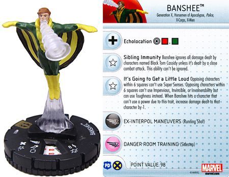 Banshee 051 Deadpool Booster Set Marvel HeroClix Banshee 051 Deadpool Booster Set Marvel HeroClix