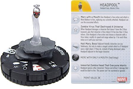 Headpool 002 Deadpool Booster Set Marvel Heroclix Deadpool Booster Set Headpool 002 Deadpool Booster Set Marvel Heroclix Deadpool Booster Set