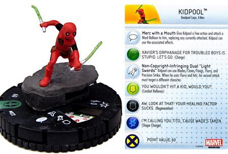 Kidpool 022 Deadpool Booster Set Marvel Heroclix Deadpool Booster Set Kidpool 022 Deadpool Booster Set Marvel Heroclix Deadpool Booster Set