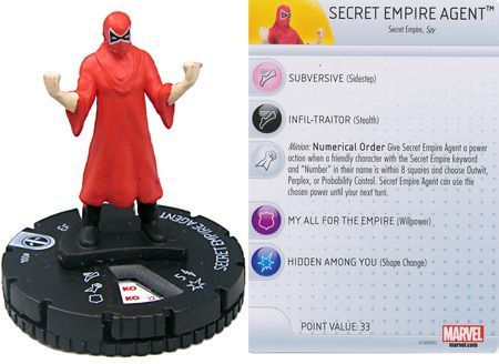 Secret Empire Agent 004 Deadpool Booster Set Marvel Heroclix Secret Empire Agent 004 Deadpool Booster Set Marvel Heroclix