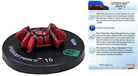 Spider Bot Mark 2 099b Deadpool Booster Set Marvel Heroclix Spider Bot Mark 2 099b Deadpool Booster Set Marvel Heroclix