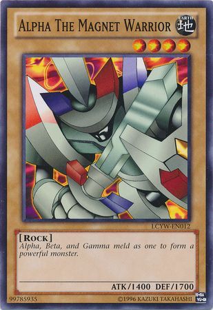 Alpha the Magnet Warrior LCYW EN012 Common Unlimited Legendary Collection 3 Yugi s World Unlimited Singles Alpha the Magnet Warrior LCYW EN012 Common Unlimited Legendary Collection 3 Yugi s World Unlimited Singles