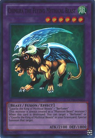 Chimera the Flying Mythical Beast LCYW EN052 Super Rare Unlimited Chimera the Flying Mythical Beast LCYW EN052 Super Rare Unlimited