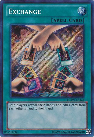 Exchange LCYW EN125 Secret Rare Unlimited Exchange LCYW EN125 Secret Rare Unlimited