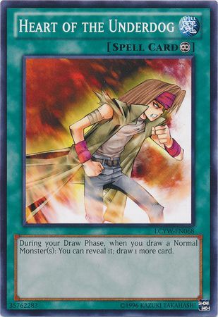Heart of the Underdog LCYW EN068 Common Unlimited Legendary Collection 3 Yugi s World Unlimited Singles Heart of the Underdog LCYW EN068 Common Unlimited Legendary Collection 3 Yugi s World Unlimited Singles