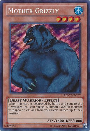 Mother Grizzly LCYW EN237 Secret Rare Unlimited Legendary Collection 3 Yugi s World Unlimited Singles Mother Grizzly LCYW EN237 Secret Rare Unlimited Legendary Collection 3 Yugi s World Unlimited Singles