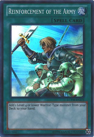 Reinforcement of the Army LCYW EN173 Super Rare Unlimited Legendary Collection 3 Yugi s World Unlimited Singles Reinforcement of the Army LCYW EN173 Super Rare Unlimited Legendary Collection 3 Yugi s World Unlimited Singles