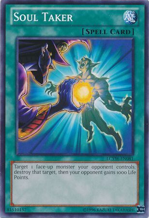 Soul Taker LCYW EN081 Common Unlimited Legendary Collection 3 Yugi s World Unlimited Singles Soul Taker LCYW EN081 Common Unlimited Legendary Collection 3 Yugi s World Unlimited Singles