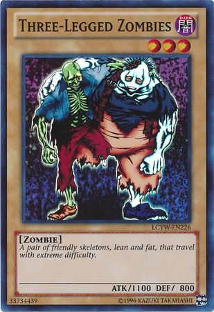 Three Legged Zombie LCYW EN226 Super Rare Unlimited Legendary Collection 3 Yugi s World Unlimited Singles Three Legged Zombie LCYW EN226 Super Rare Unlimited Legendary Collection 3 Yugi s World Unlimited Singles